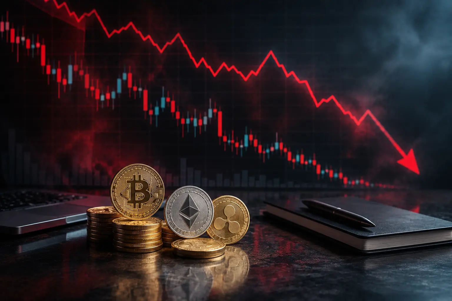 بهترین پورتفوی کریپتو برای بازار نزولی؛ راهنمای کامل