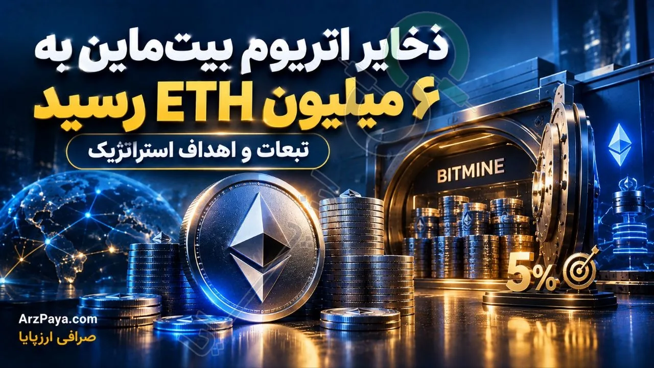 ذخایر اتریوم بیت‌ماین به ۶ میلیون ETH رسید؛ تبعات و اهداف استراتژیک
