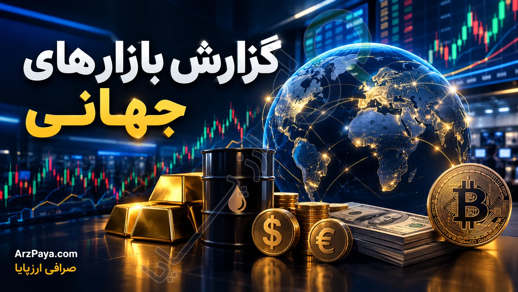 گزارش مختصر بازارهای جهانی در ۲۴ ساعت گذشته (۱ مهر ۱۴۰۵): آخرین تحولات