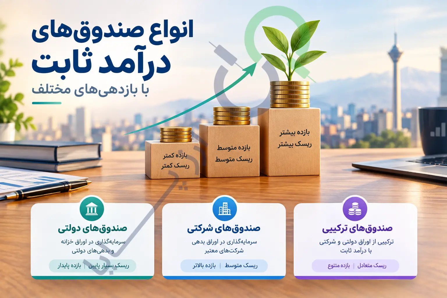 معرفی انواع صندوق‌های درآمد ثابت با بازدهی‌های مختلف