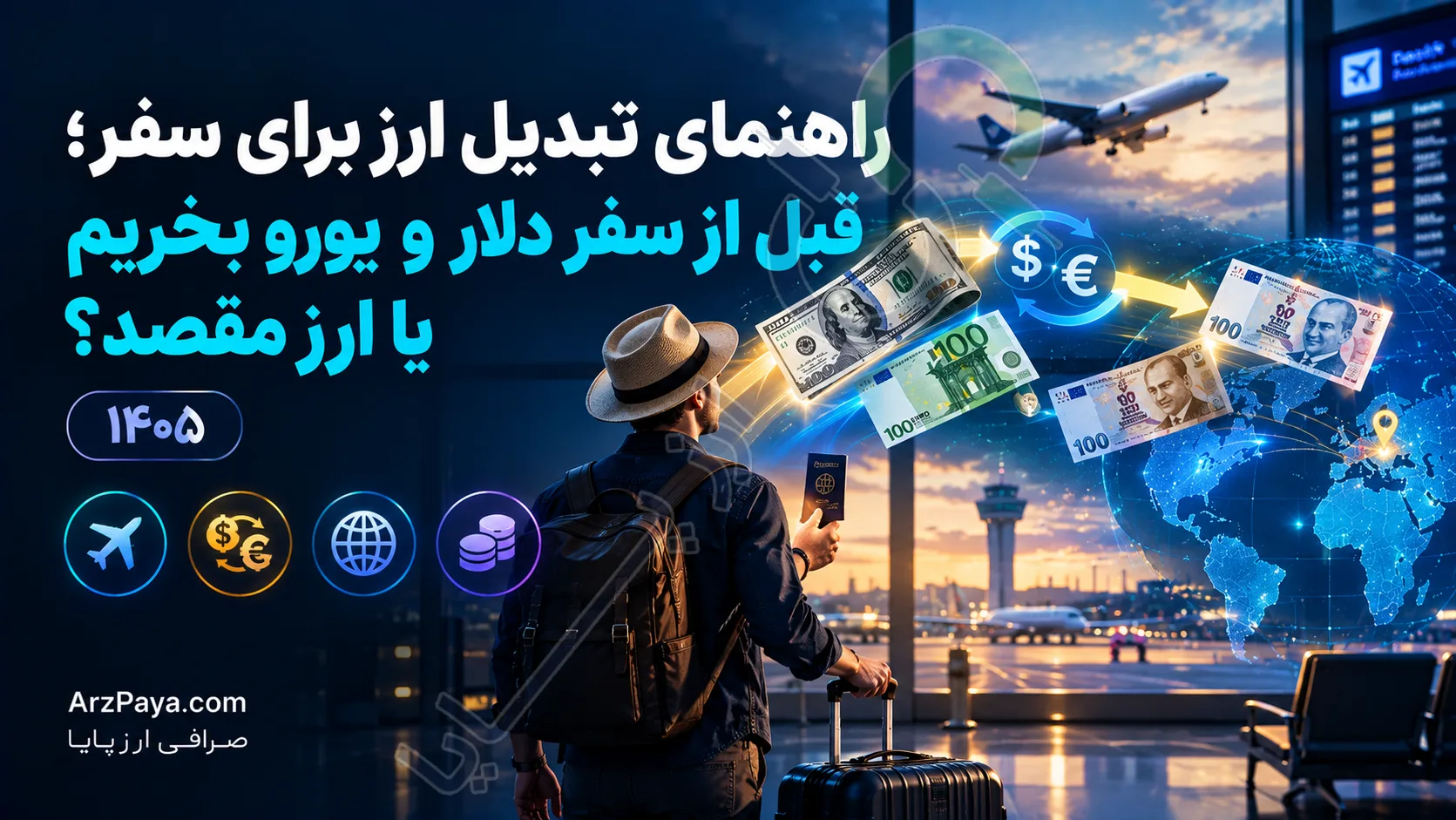 راهنمای تبدیل ارز برای سفر؛ قبل از سفر دلار و یورو بخریم یا ارز مقصد؟