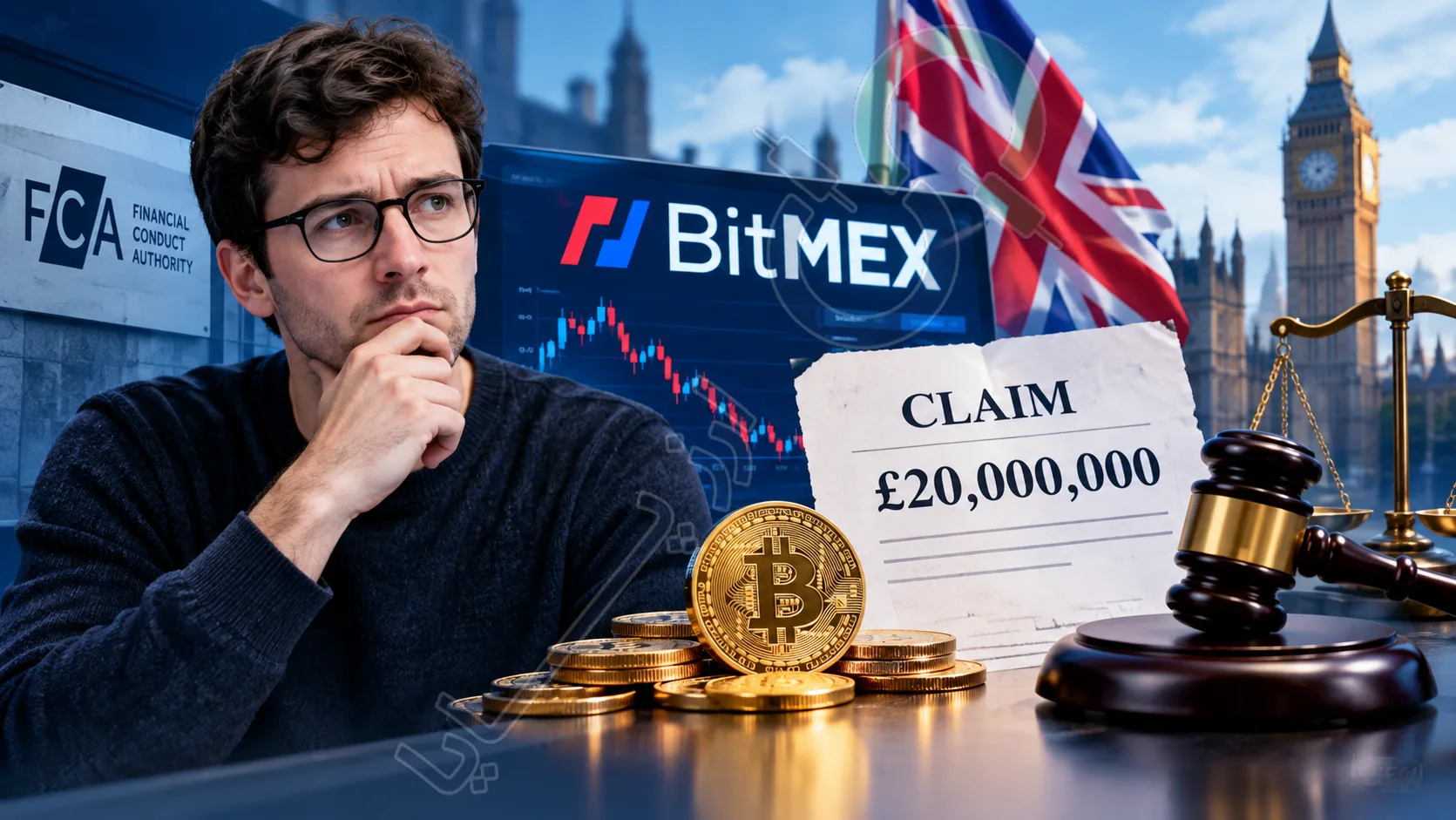 شکایت ۲۰ میلیون پوندی از بیتمکس بهخاطر زیان معاملات بیتکوین در بریتانیا