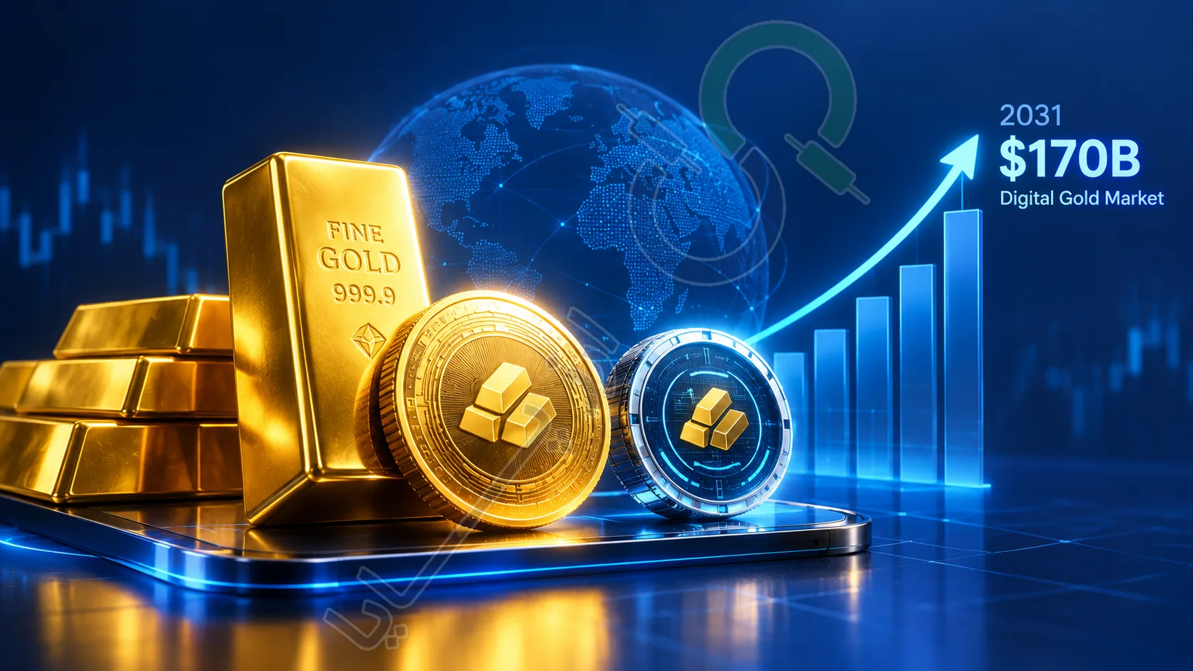 پیش‌بینی رشد بازار طلای دیجیتال تا ۱۷۰ میلیارد دلار در سال ۲۰۳۱