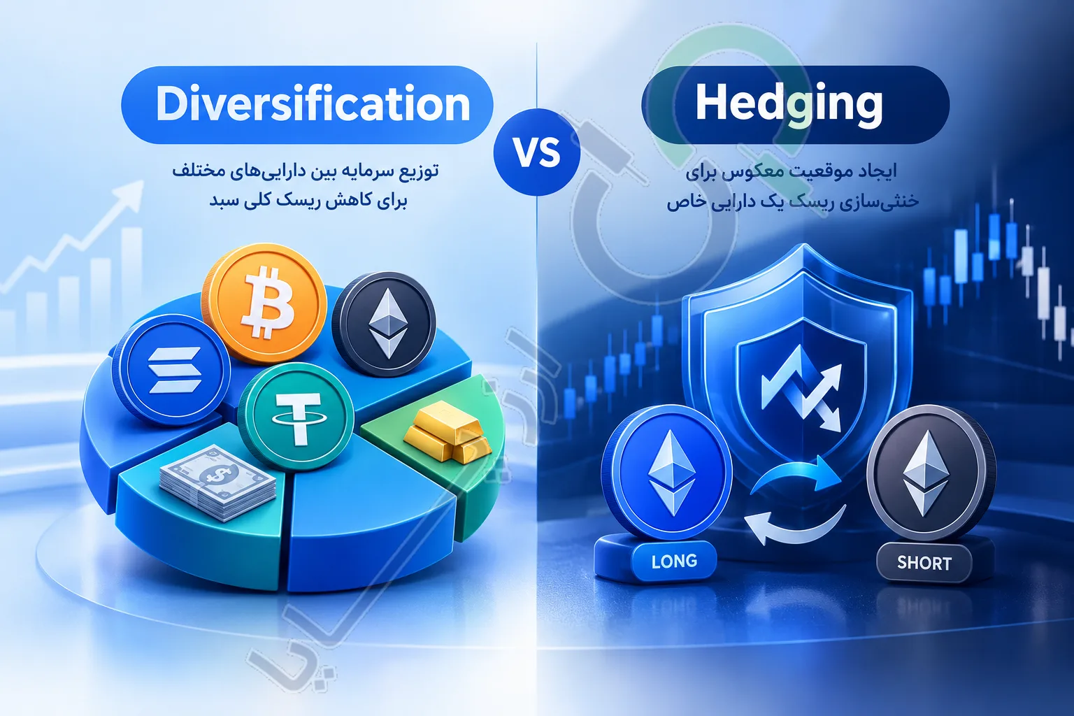 تفاوت Diversification و Hedging چیست؟