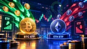 بازگشت جریان سرمایه به صندوق‌های بیت کوین؛ فشار خروج از ETFهای اتریوم تشدید می‌شود