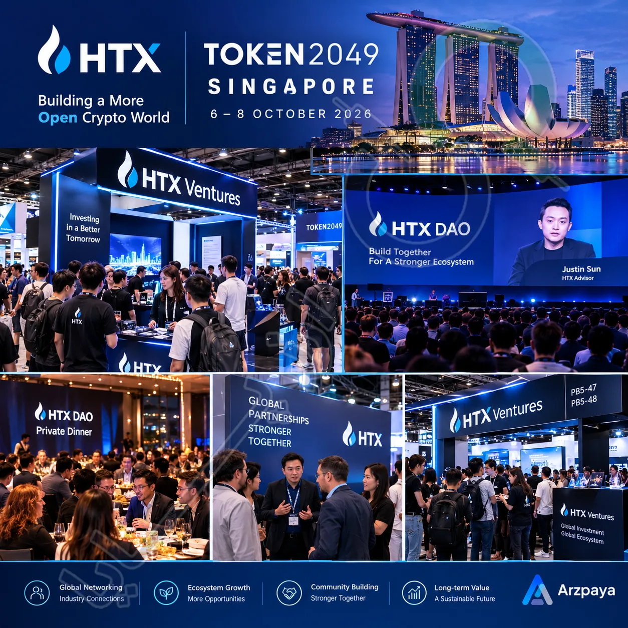 از TOKEN2049 تا هم‌ساختن اکوسیستم: HTX در حال پیشبرد تعاملات چندوجهی خود در صنعت جهانی رمزارزها