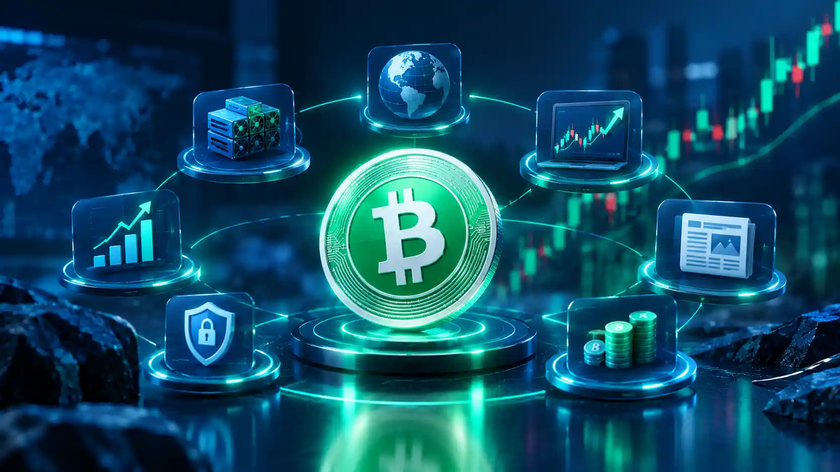 عوامل مؤثر بر قیمت بیتکوین کش